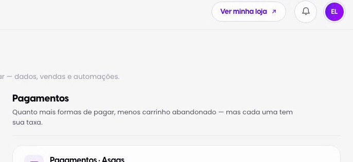 Escolha os métodos aceitos