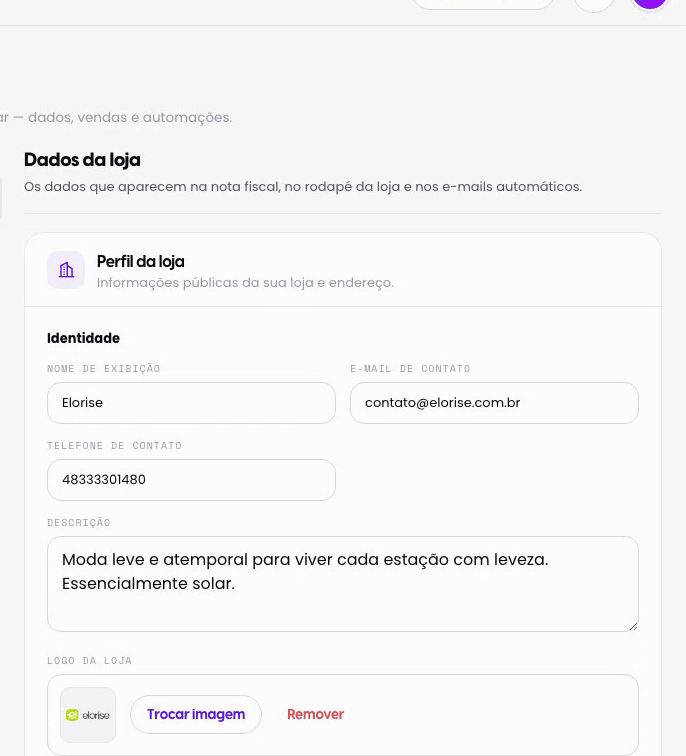 Preencha nome, contato e descrição